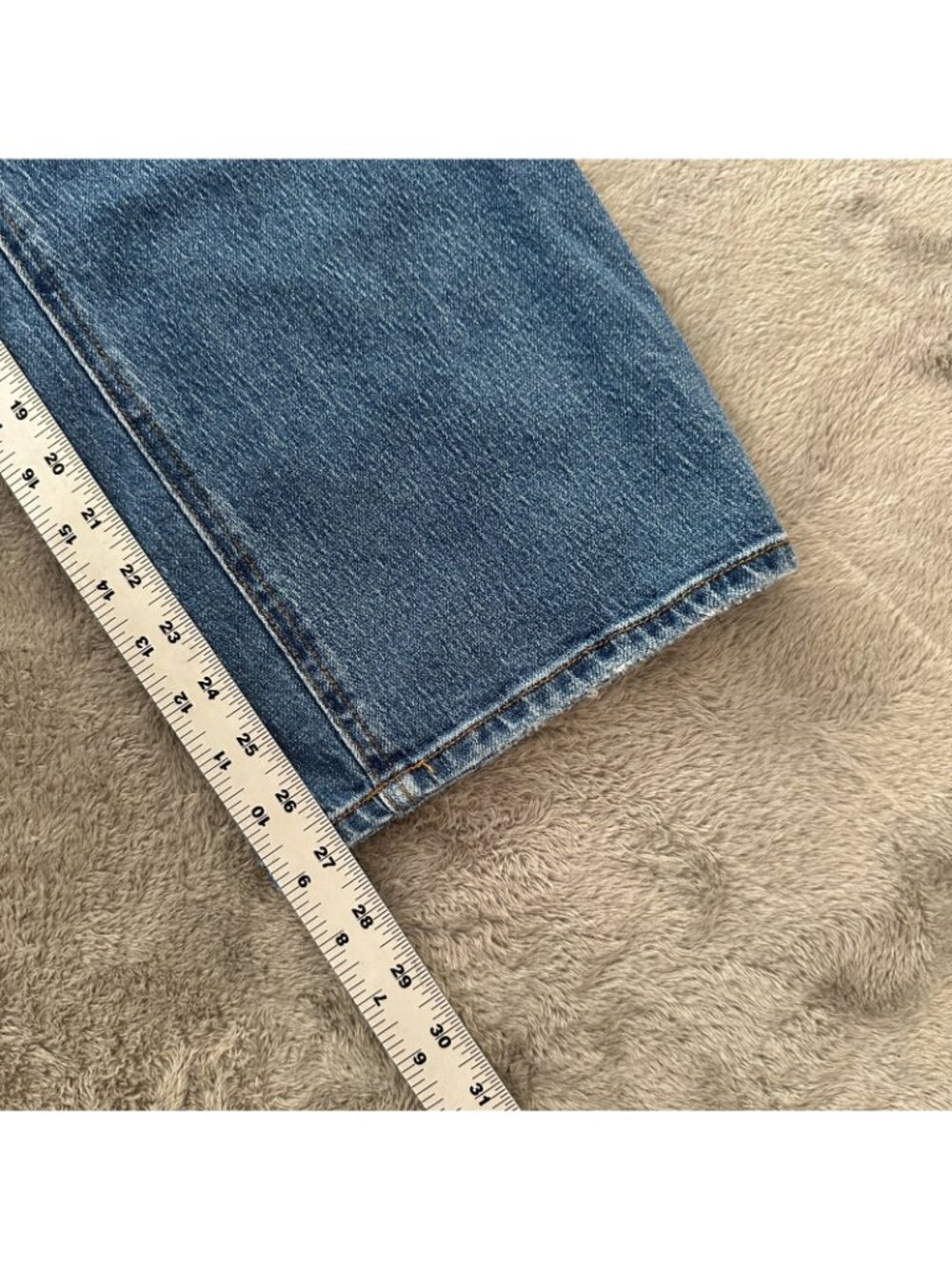 Quince Bella High Rise Stretch Relaxed Straight Leg Jeans Women's size 28 - Picture 7 of 8
